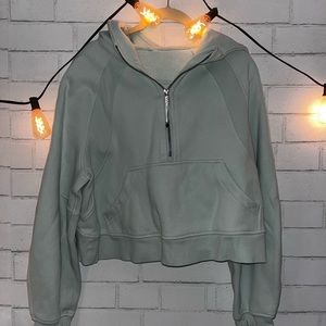 Light Blue Lululemon Scuba Pullover Hoodie